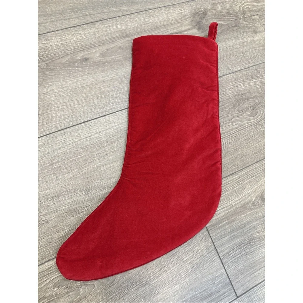 Land's‎ End Needlepoint Wool Christmas Stocking Customized ALI 18